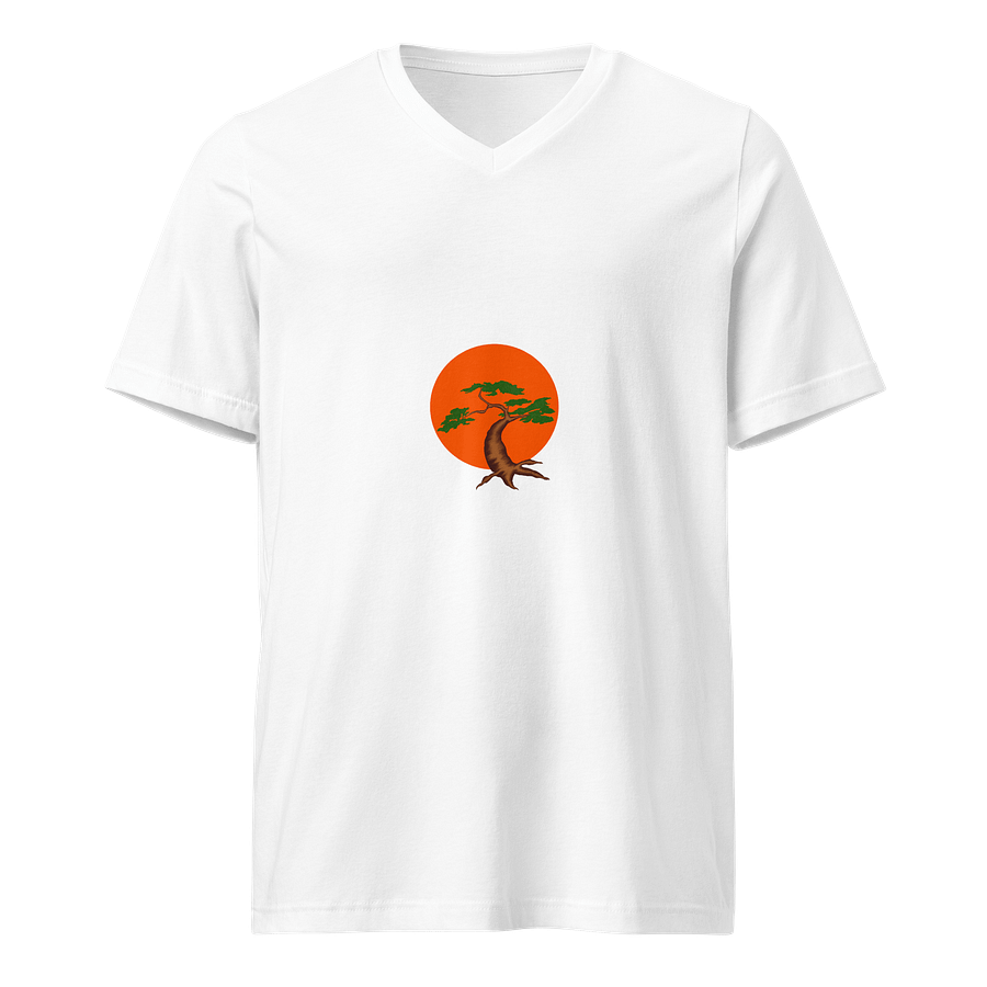 Sunset Bonsai Tree V-Neck Tee product image (1)