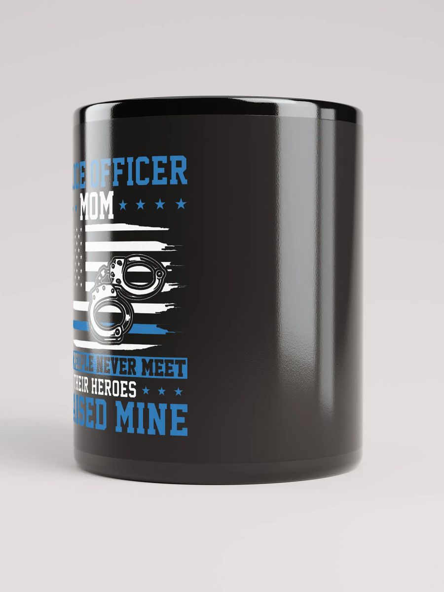 Police Officer Mom - Black Mug product image (3)
