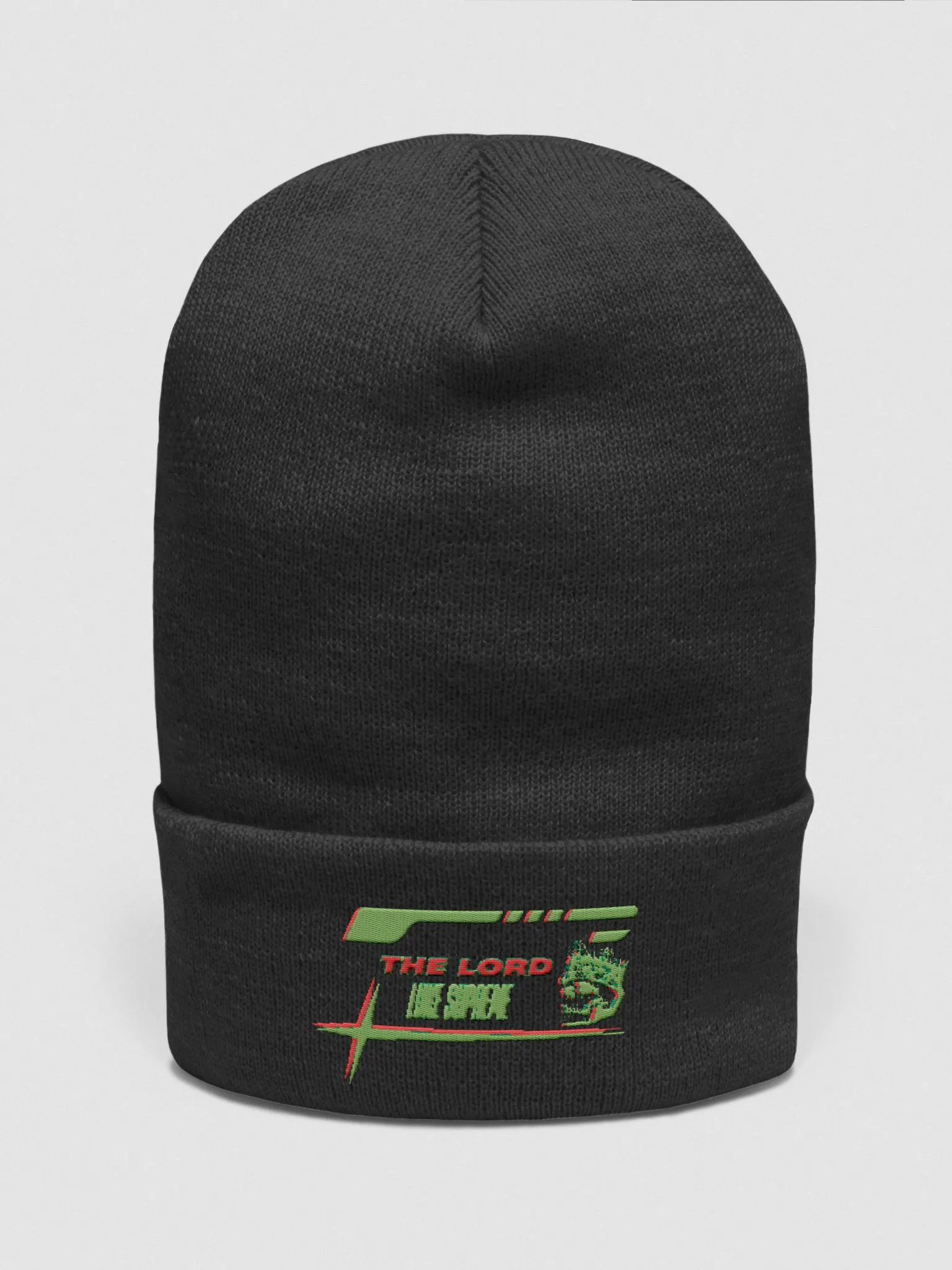 The Lord Luke Supreme red and green Logo Cuff Beanie product image (1)