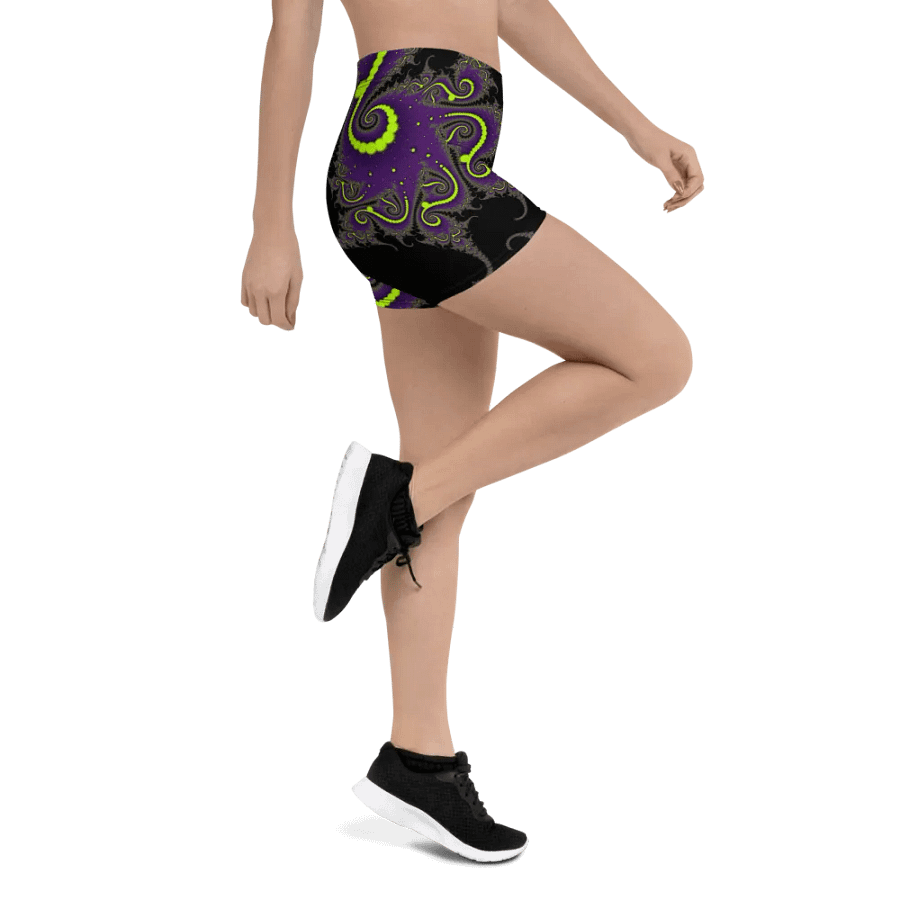 Fractal Bike Shorts - Acid Nights product image (12)