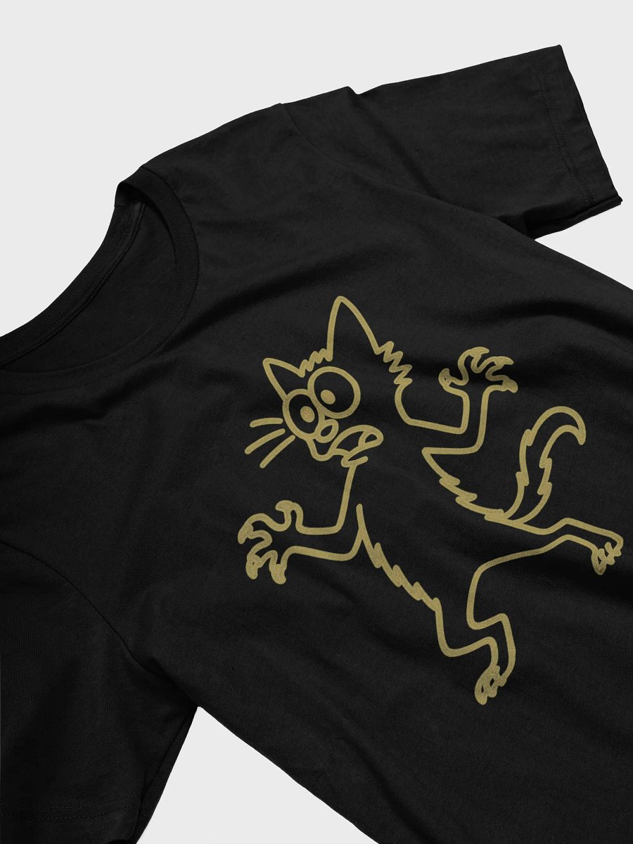 Scaredy Cat Cartoon Cat Tee product image (6)