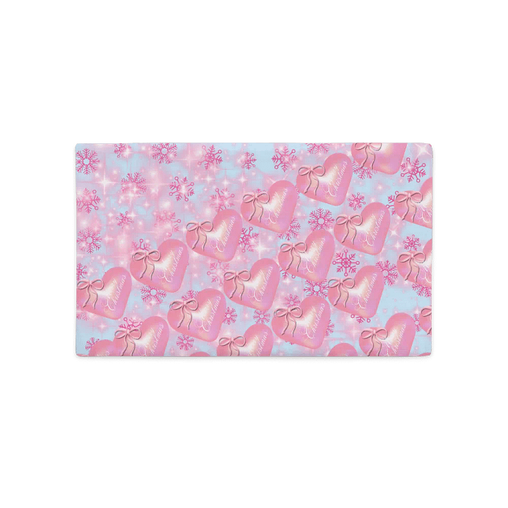 christmas love heart designs All-Over Pillowcase friends vamily girls product image (5)