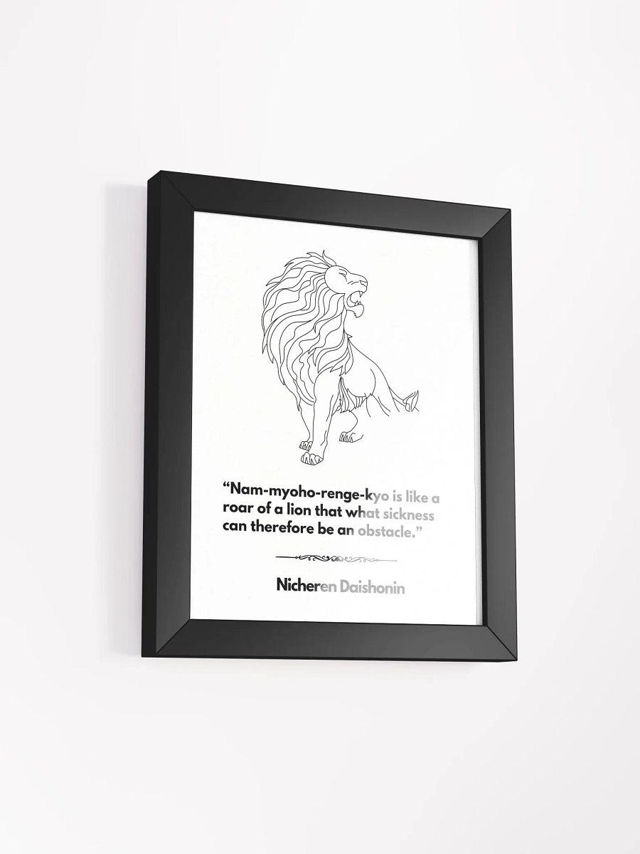 Nam-myoho-renge-kyo is like a roar of lion product image (2)