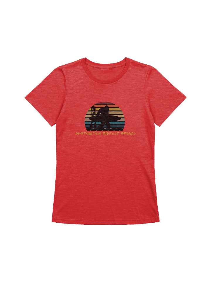 Destination Bigfoot Bronco Classic Logo Bella+Canvas Women's Supersoft Relaxed-fit T-Shirt (Multiple Colors Available) product image (51)