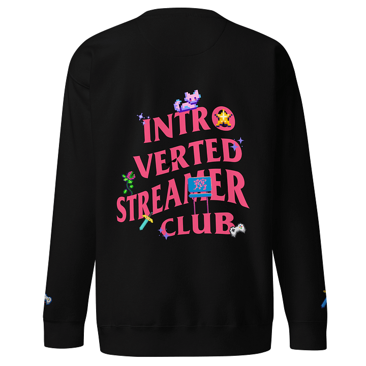 Introverted Streamer Club "Pixel-Elated" Sweatshirt product image (1)