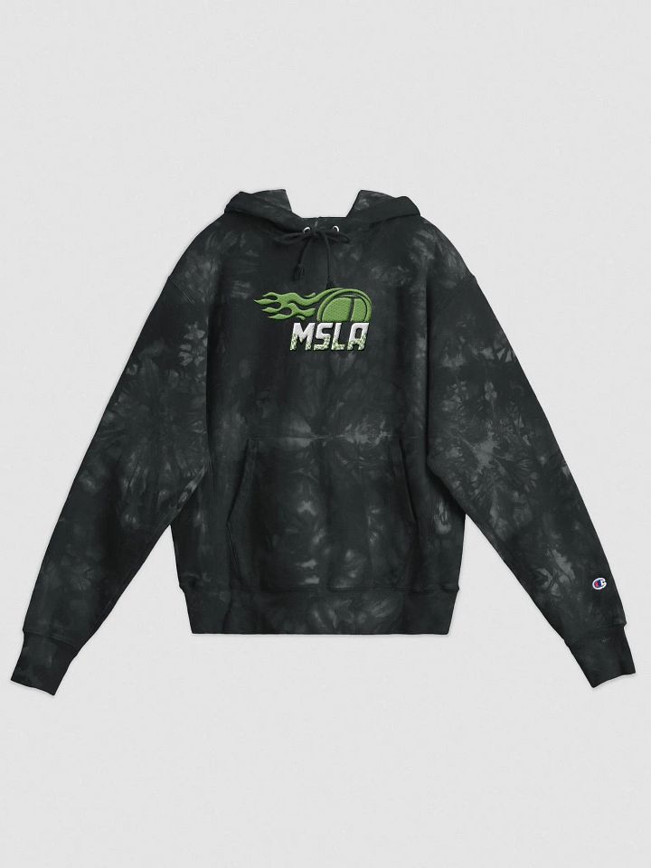 MSLA Green Tie-Dye Hoodie (Embroidered) product image (1)