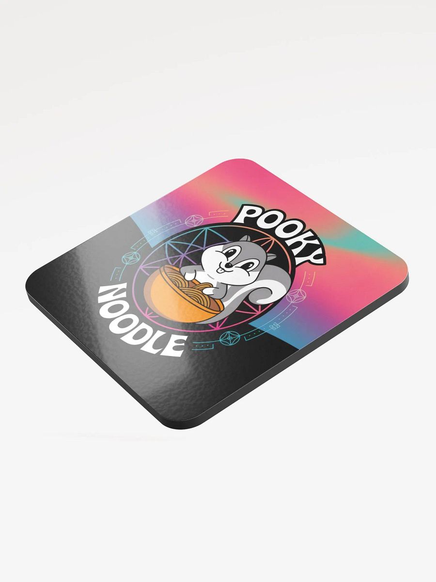 Coaster or micro art piece: Pooky Noodle Sacred Geo product image (3)