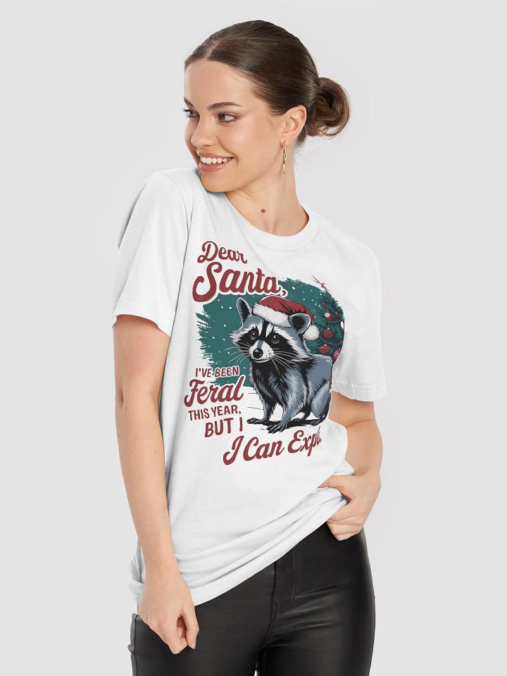Dear Santa I Have Been Feral Funny Christmas Shirt product image (101)