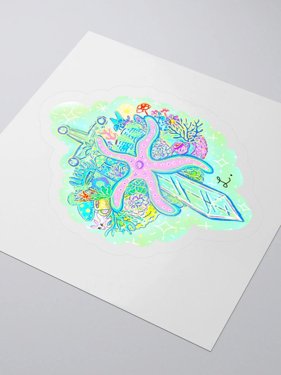 Starfish and Sword Kiss Cut Stickers product image (12)