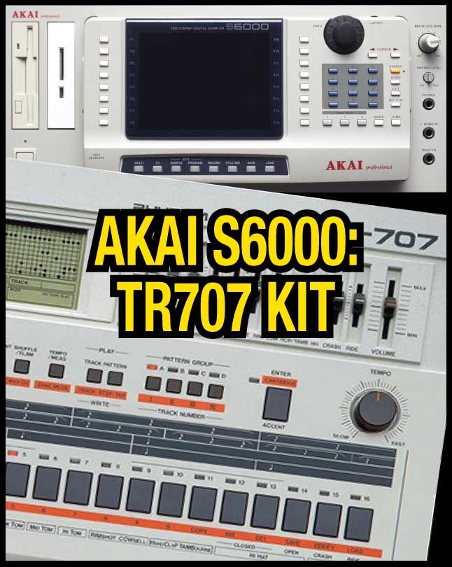 Akai S6000: TR707 Kit product image (1)