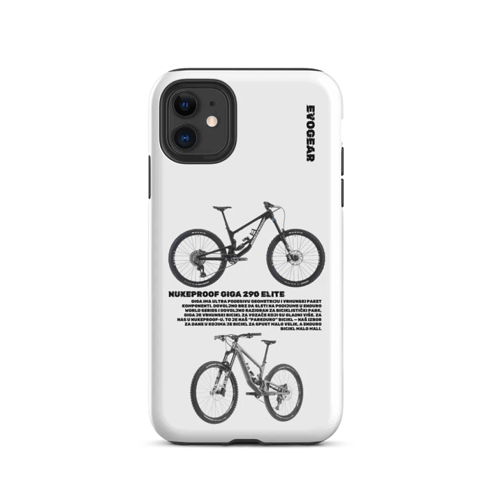 White Giga 290 Elite iPhone Case product image (2)