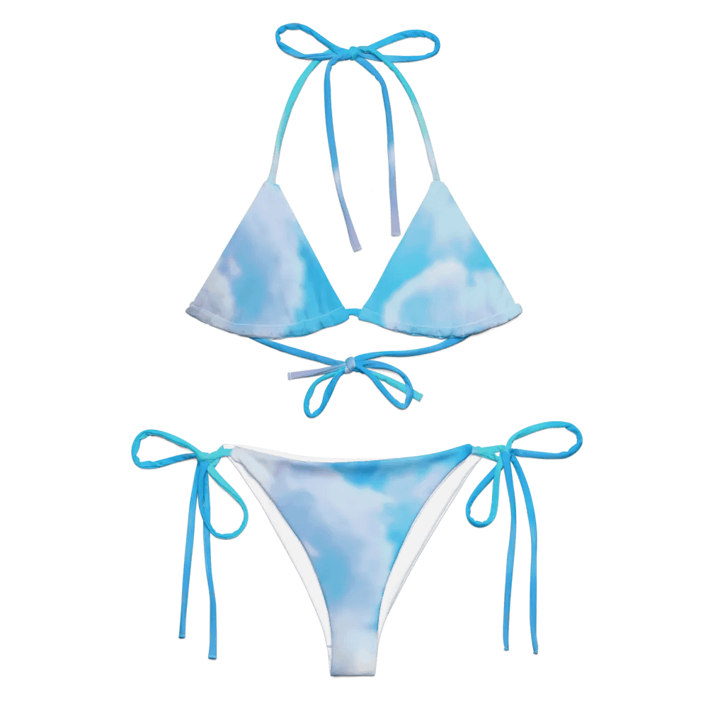 Blur cloud rainbow Design String Bikini - V6 product image (6)
