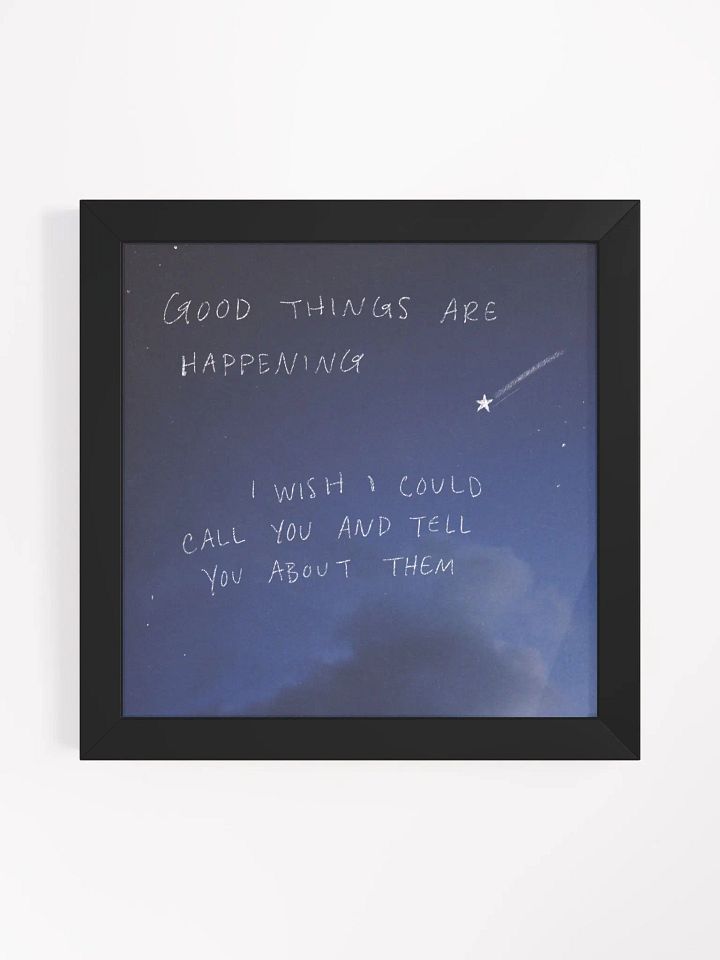 I Wish I Could Call Framed Art Print product image (1)