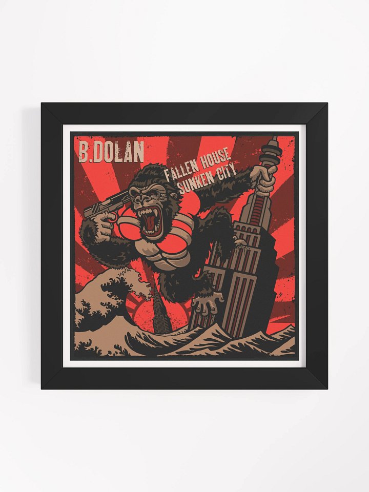"Fallen House, Sunken City" Framed Art Print product image (1)