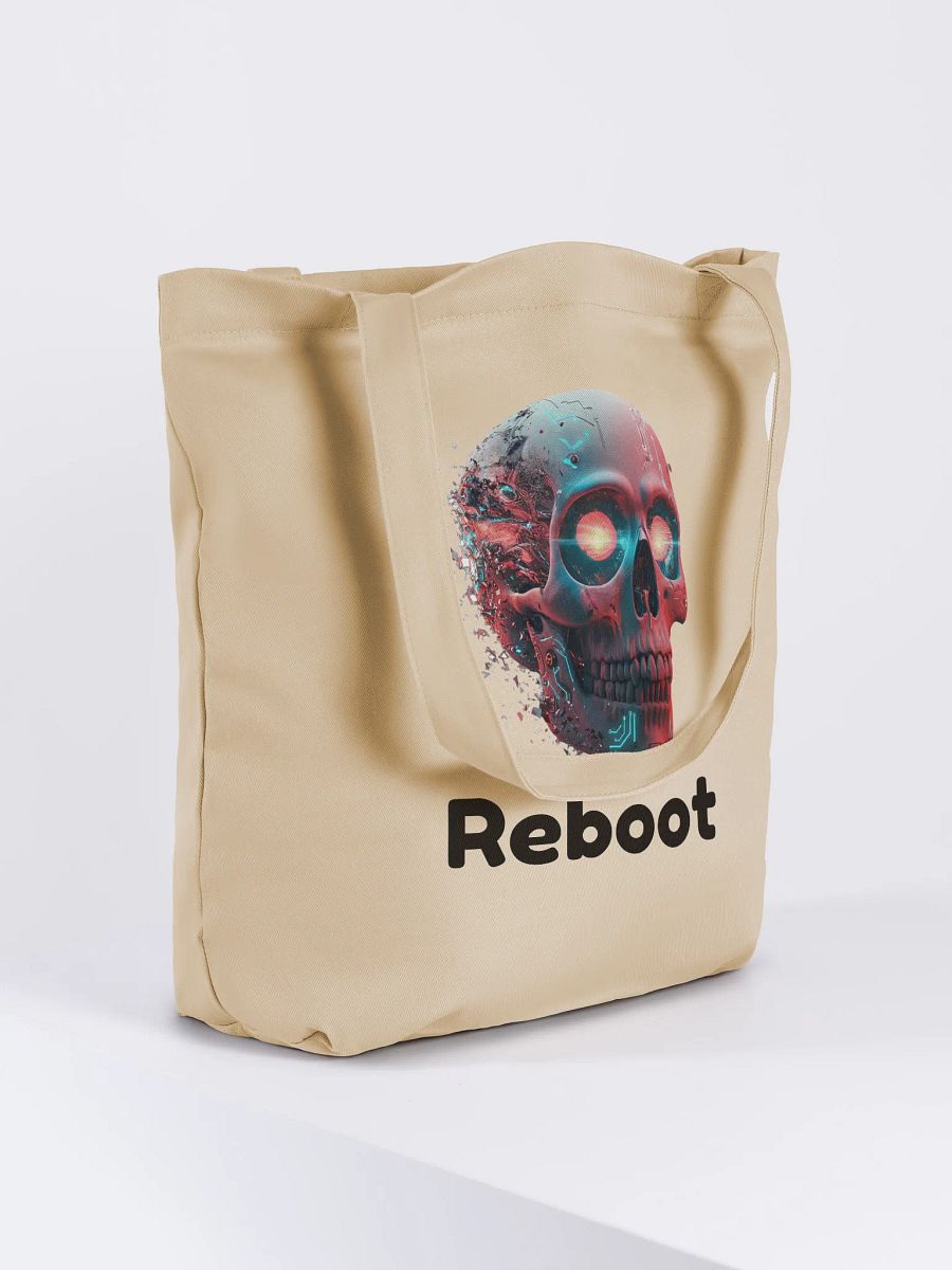 Reboot Cybernetic Skull Tote Bag product image (4)