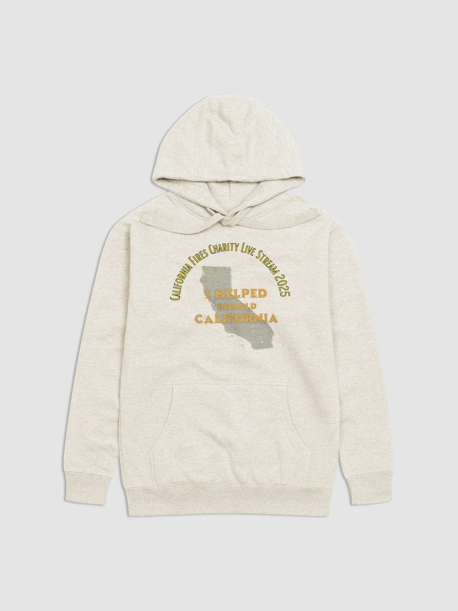 Chill Reaper Limited 2k25 Cali Fires Charity Pullover Hoodie - (Back Badge) product image (1)