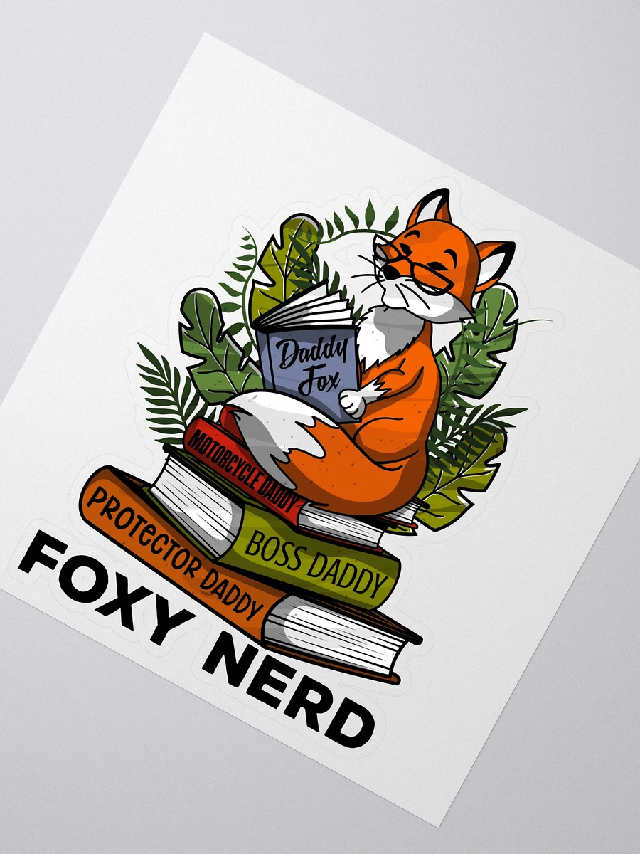Foxy Nerd Sticker product image (2)