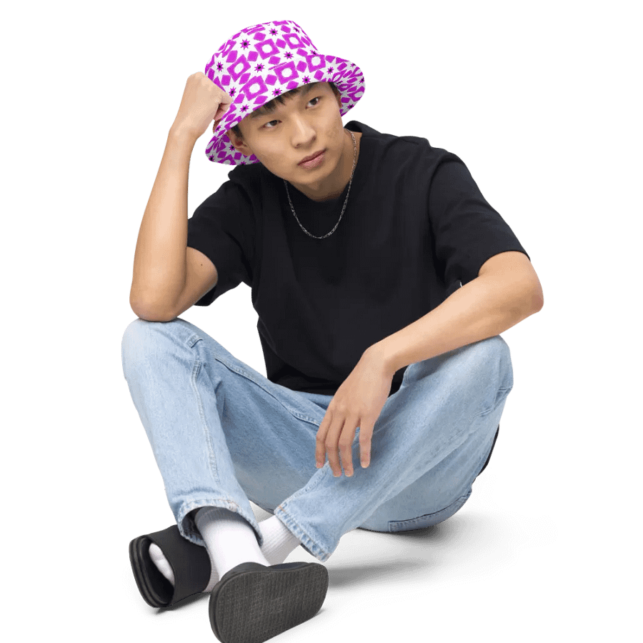 Abstract Bright Fun Design Unisex Bucket Hat product image (3)