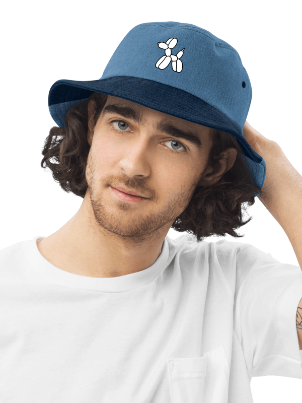 Dog Balloon Denim Bucket Hat product image (6)