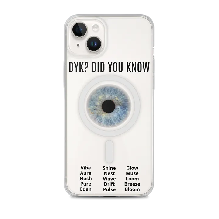 Earth Day - Did You Know? DYK MagSafe® Clear iPhone® Case product image (1)