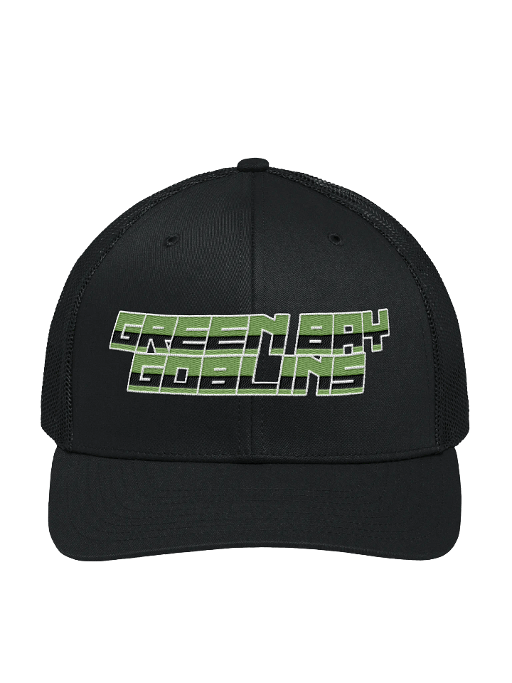 Green Bay Goblins Text Trucker Hat product image (7)