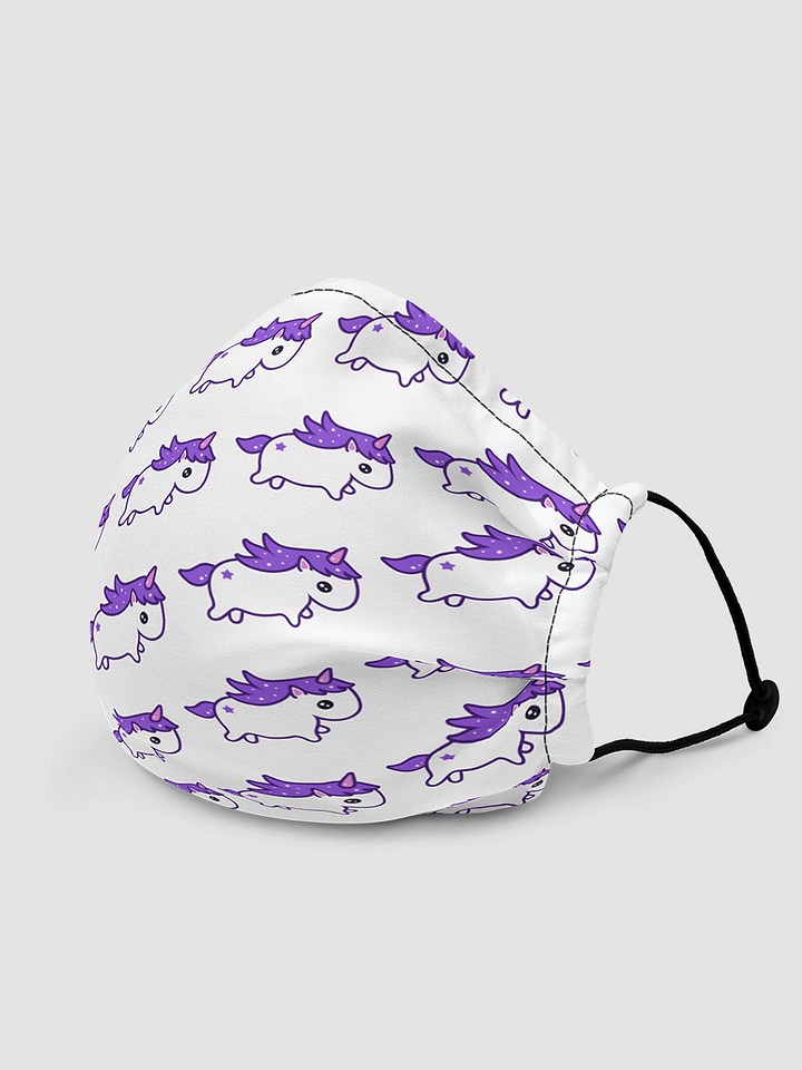 Uwu Unicorn All-Over Print Premium Face Mask product image (2)