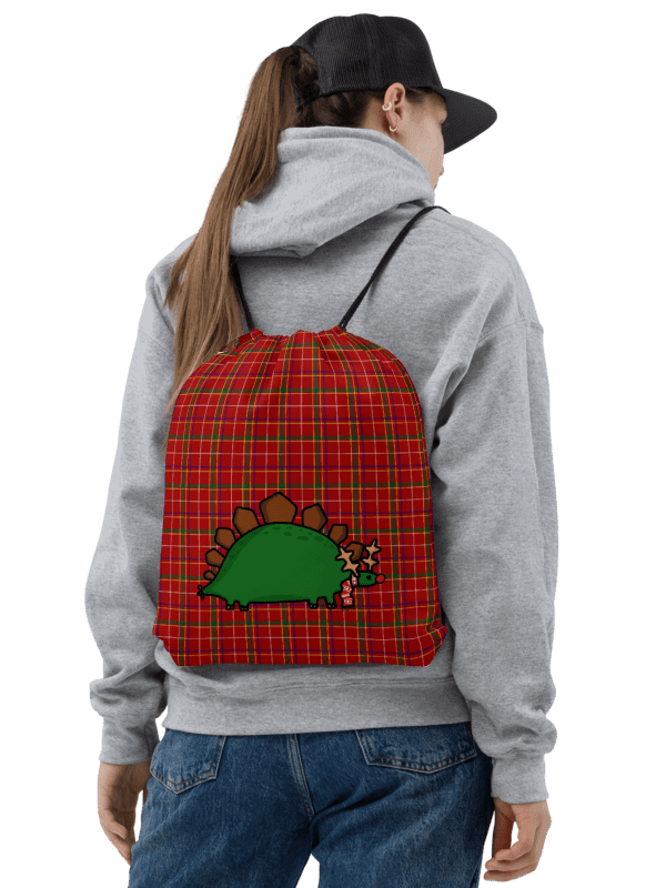 Rudolph The Stegosaurus Drawstring Bag product image (2)