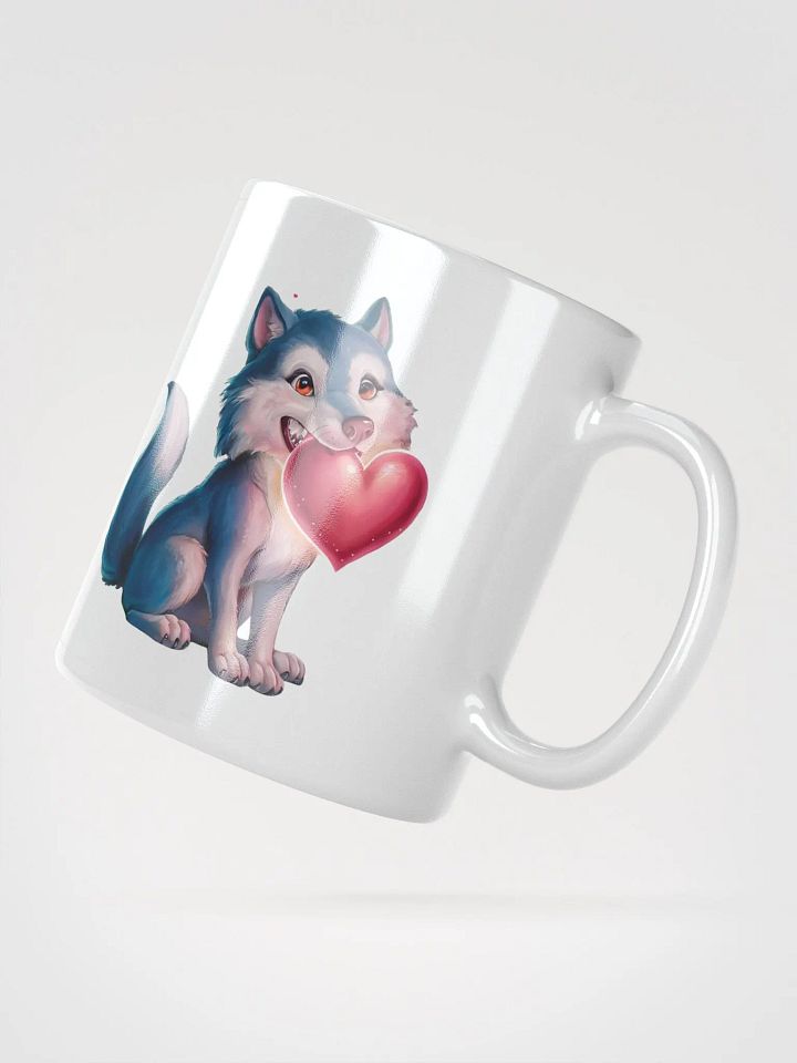 White Glossy Mug product image (4)