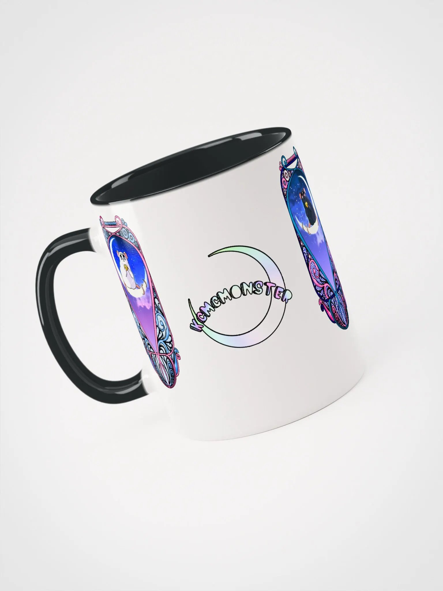 Possum Moon: Ceramic Mug with Color Inside product image (3)