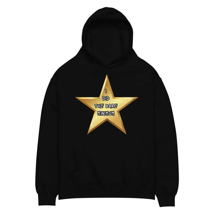 Bare Minimum Gold Star Hoodie product image (4)