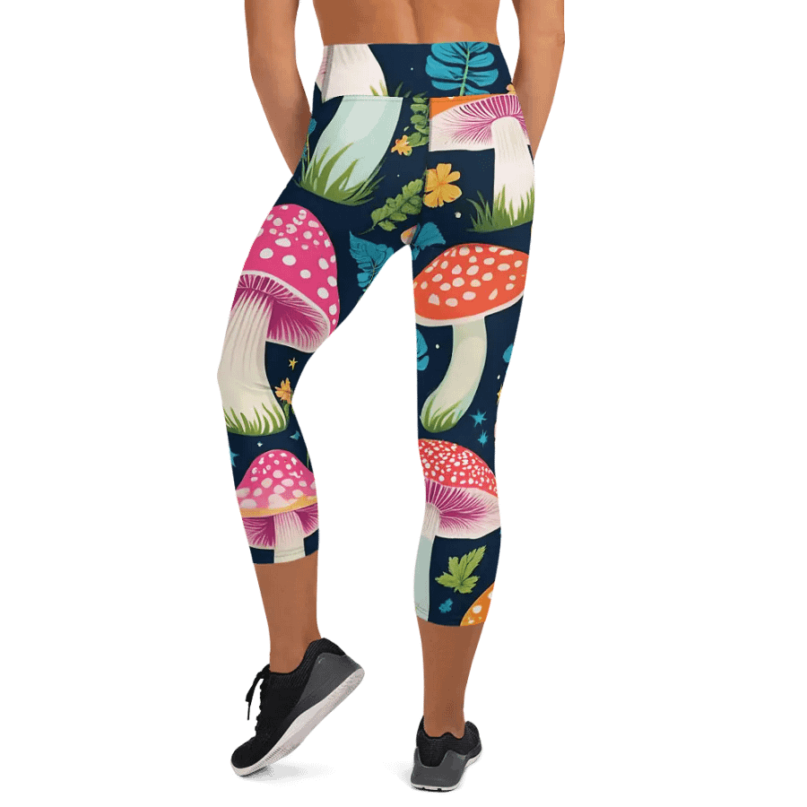 Mystic Mushroom Capri Leggings product image (8)