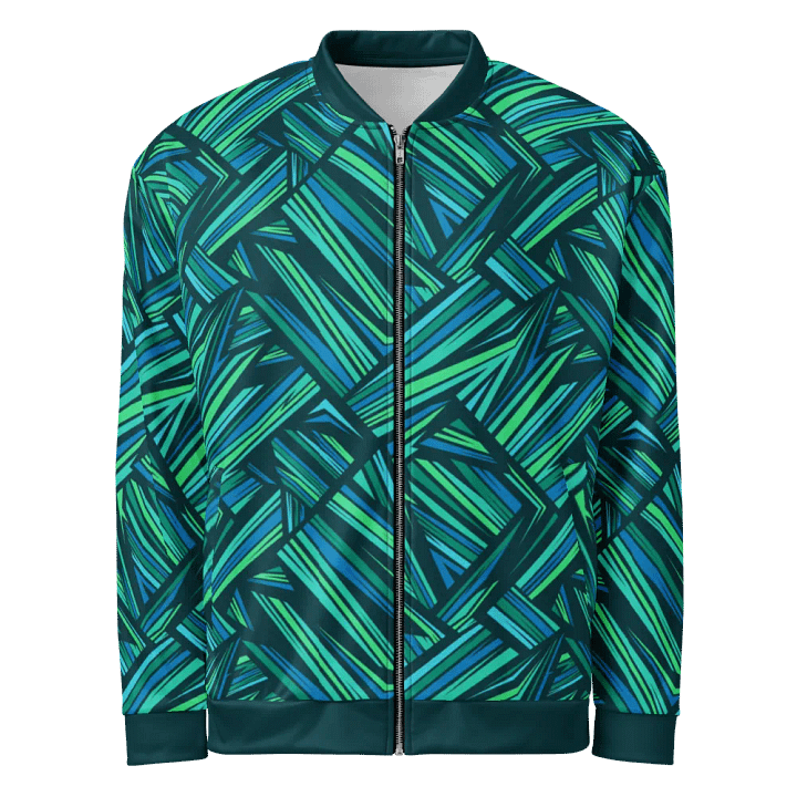 Aqua Angles | Unisex Bomber Jacket product image (2)