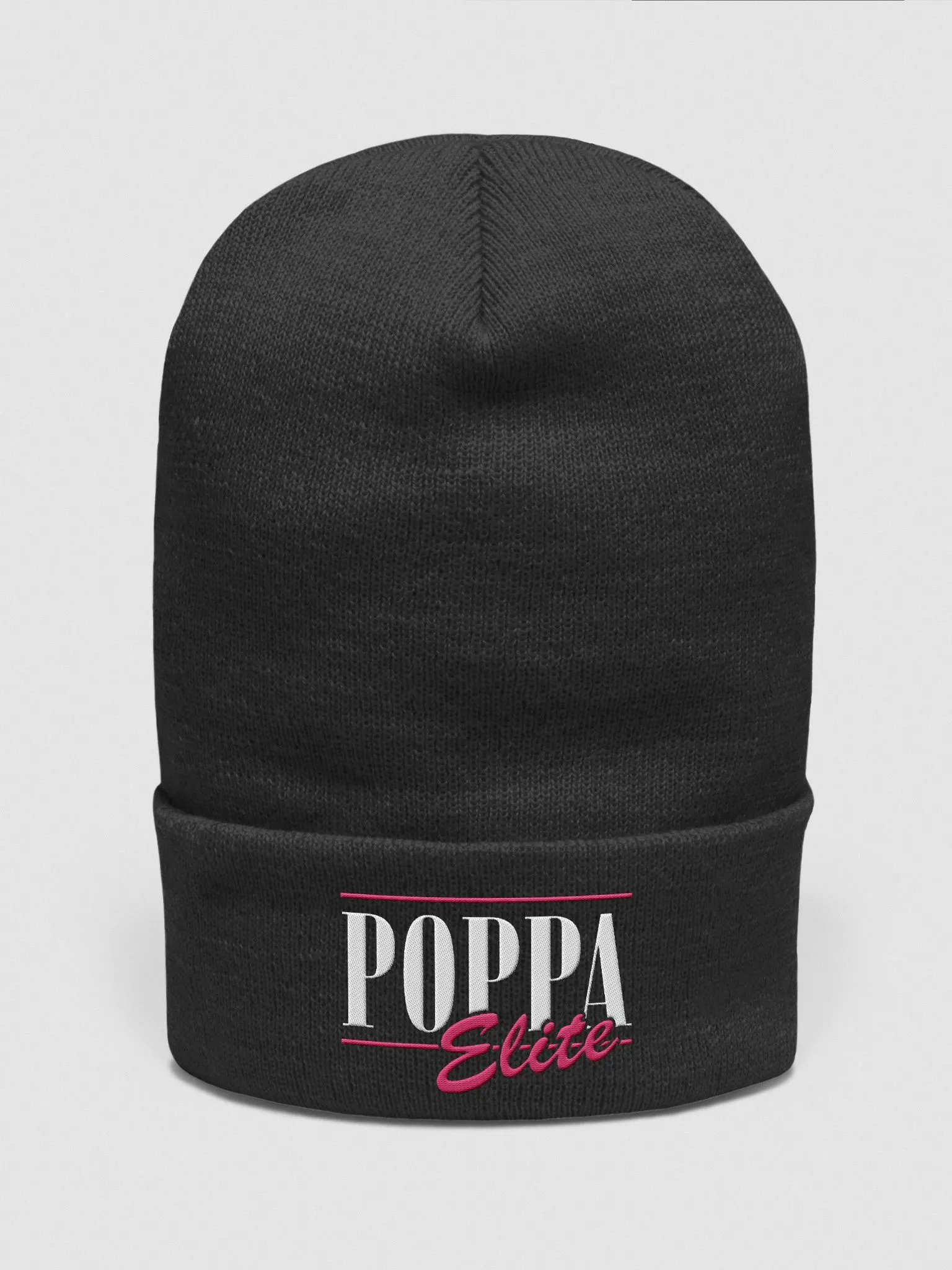 PoppaElite Embroidered Beanie product image (2)
