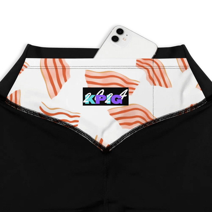 Sizzling Bacon Strip All-Over Leggings product image (1)