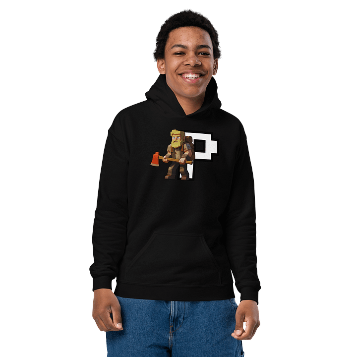 Patient PixelZ P Logo Youth Hoodie product image (2)