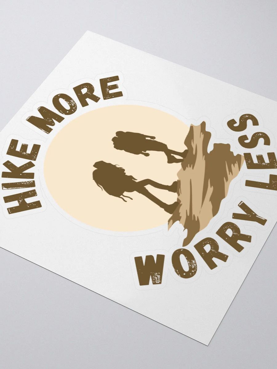 Hike More, Worry Less Sticker product image (3)