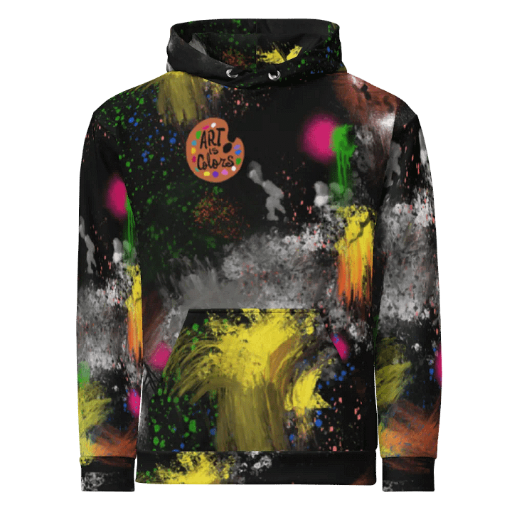 SplatterWear #1 Unisex Art Hoodie/Splash Colors product image (1)