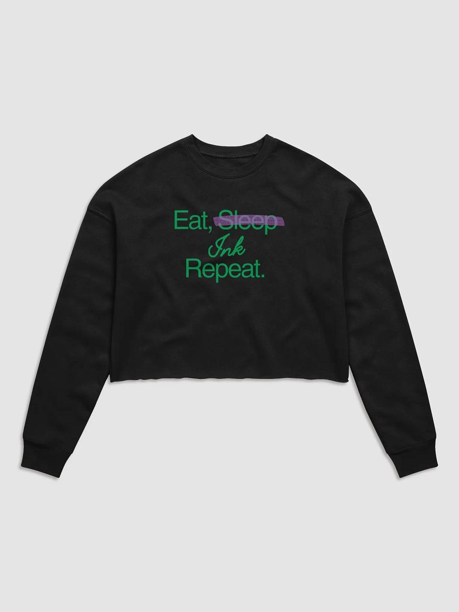 "Eat Ink Repeat" Cropped Sweater product image (1)