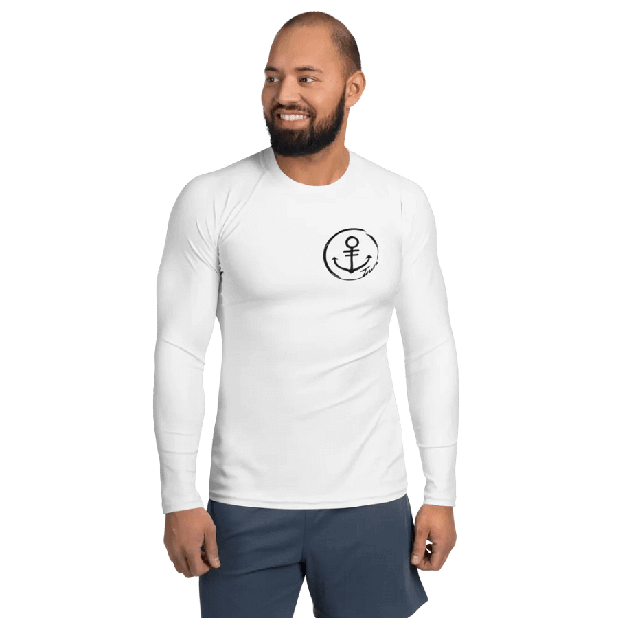 Anchor Cross Symbol Men's Rash Guard product image (1)