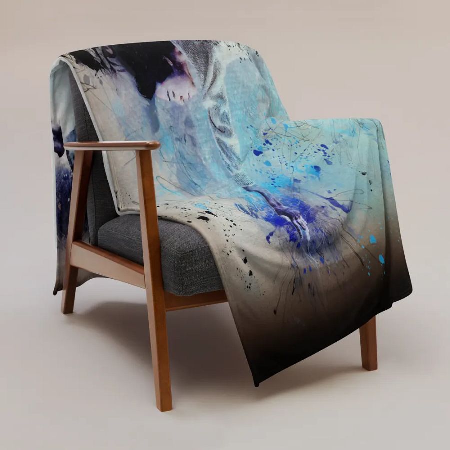 BTS - Jimin Set me Free Freedom Throw Blanket - Designed by ChimberArt product image (3)