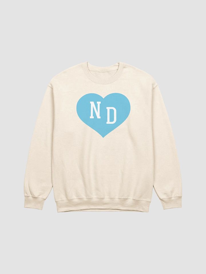 ND Heart Blue Sweatshirt product image (1)