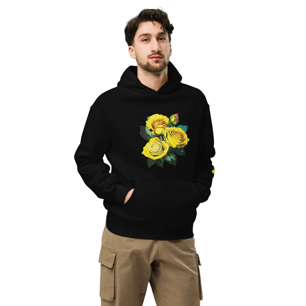 Golden Blooms Unisex Premium Hoodie product image (7)