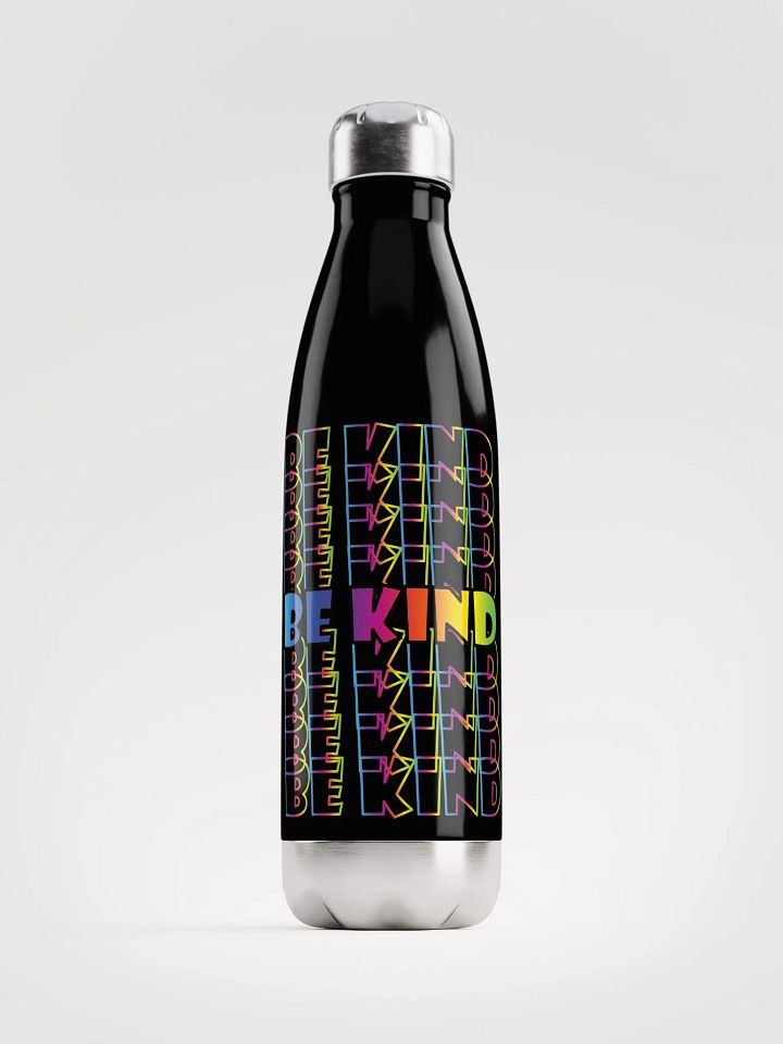 Rainbow BE KIND Stainless Steel Water Bottle product image (1)
