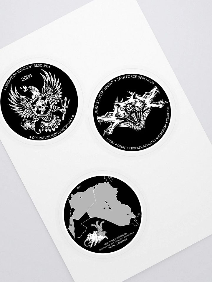 OIR/ONS Coin Sticker Sheet product image (1)