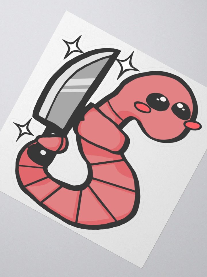 Killer Worm Sticker product image (6)