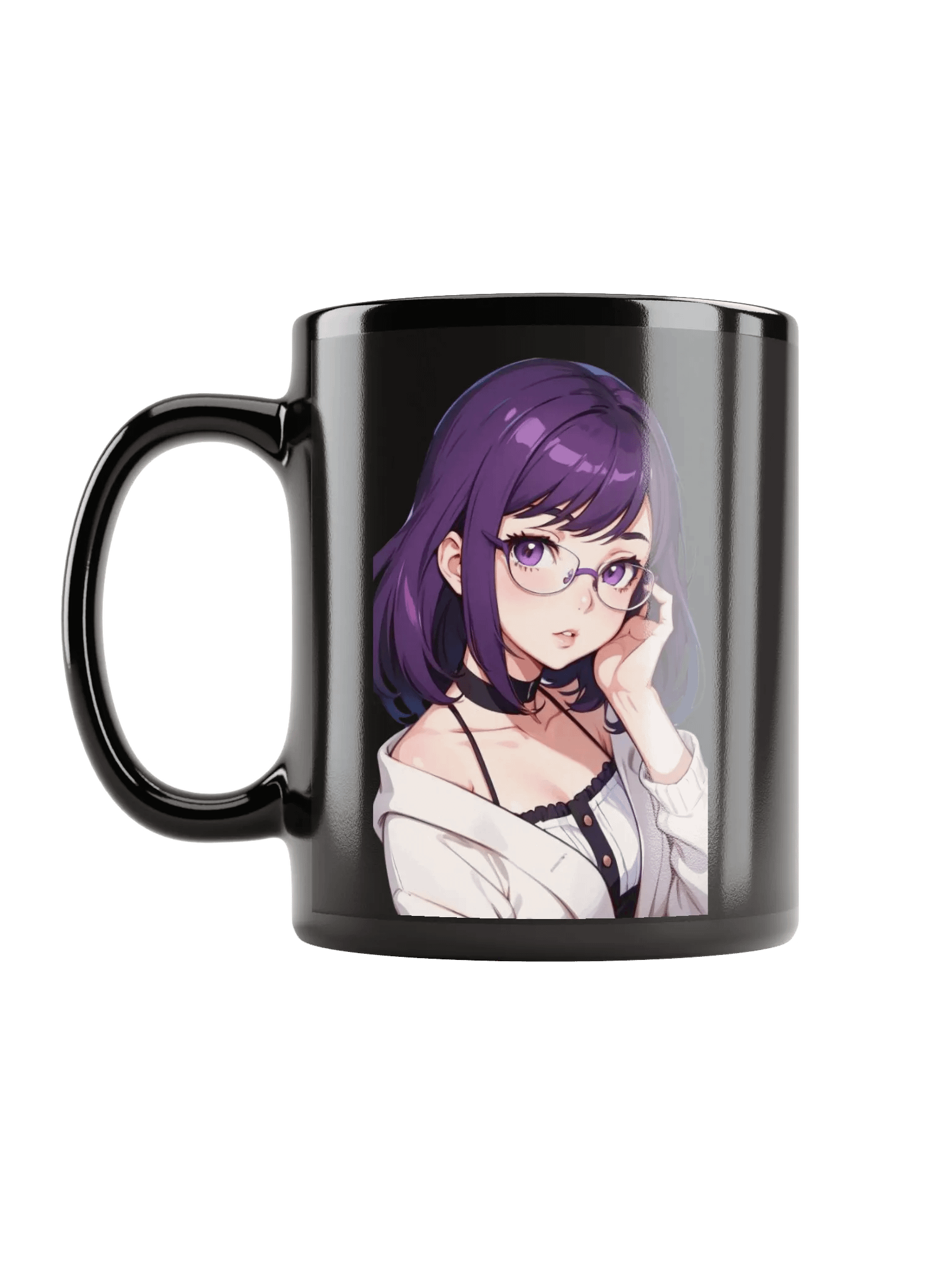 (Purple WAIFU) K Black Mug product image (6)