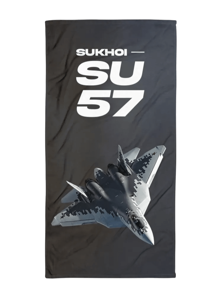 Su-57 "Felon" Beach Towel product image (1)