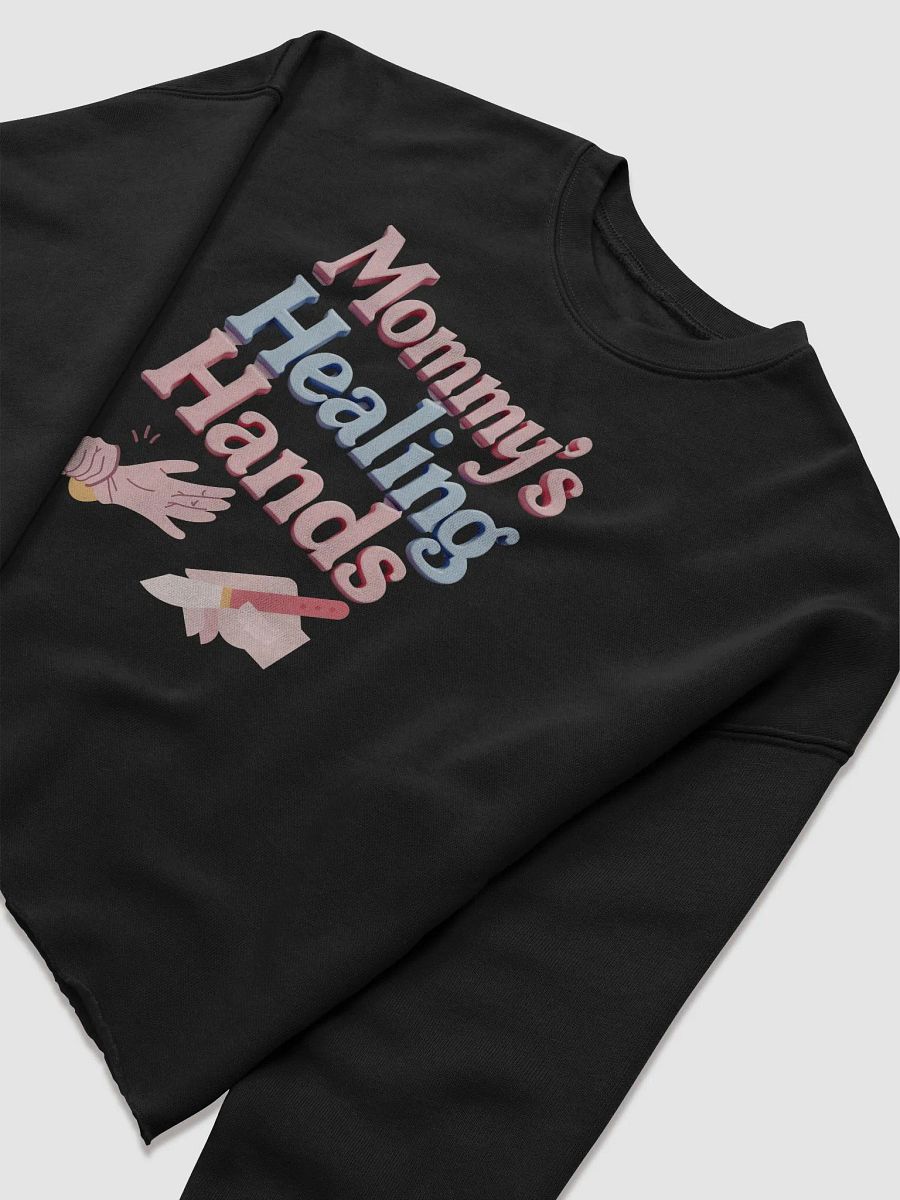 Mommy's Healing Hands Crop Sweatshirt product image (15)