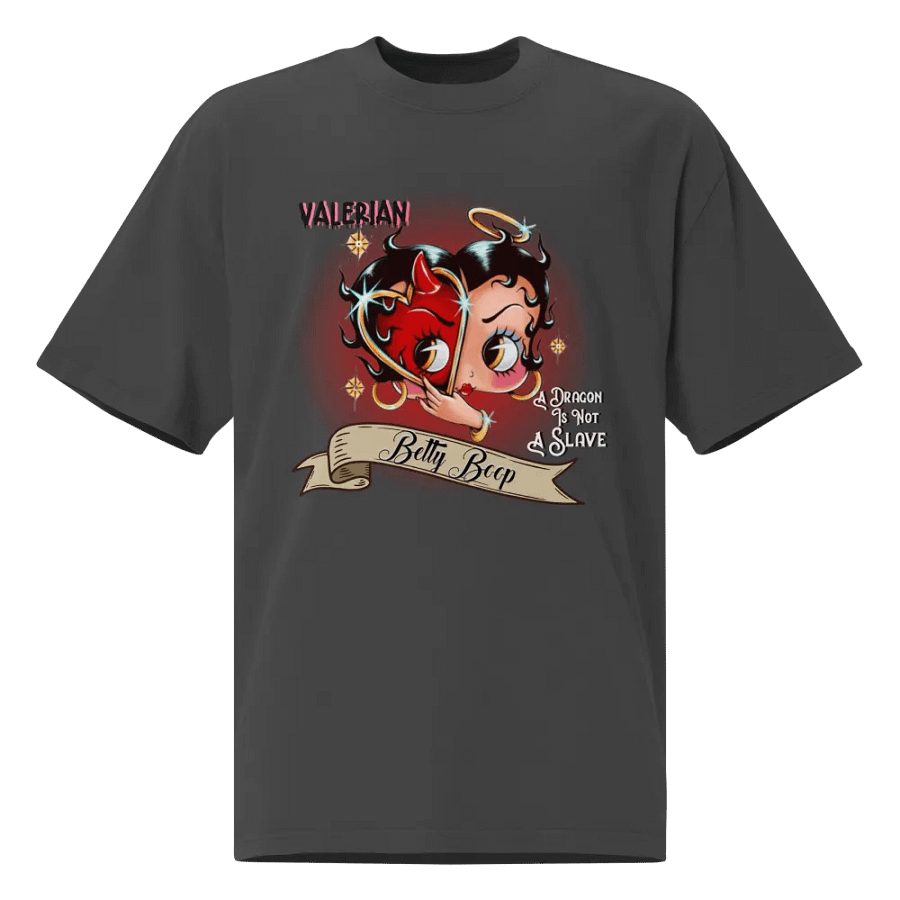 devilish love oversized tee product image (1)