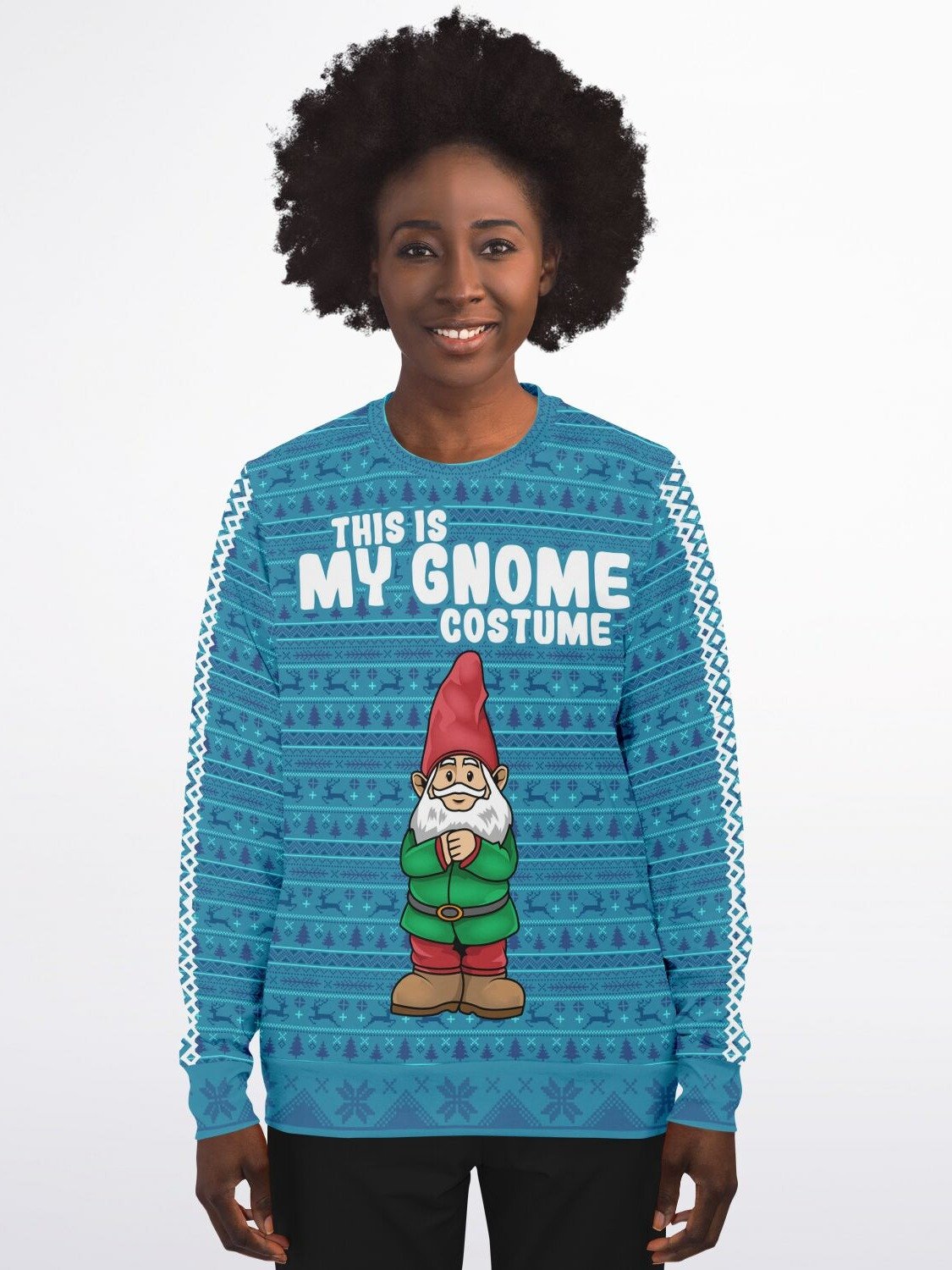 "This Is My Gnome" Christmas Sweatshirt | Funny Gnome Costume Sweater | Holiday Party Outfit product image (7)